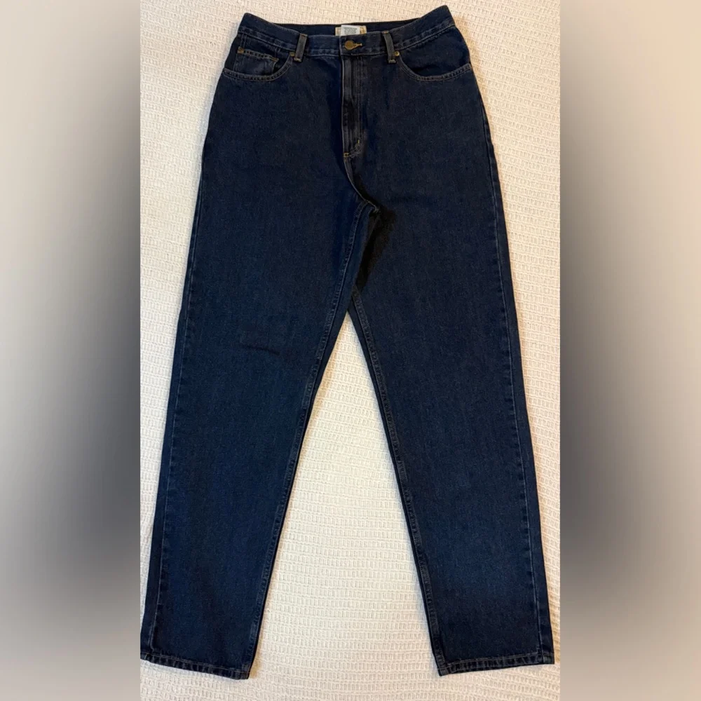 L.L. Bean Women's 14 Tall Jeans Original Fit Traditional Blue Denim 100% Cotton - Picture 10 of 10